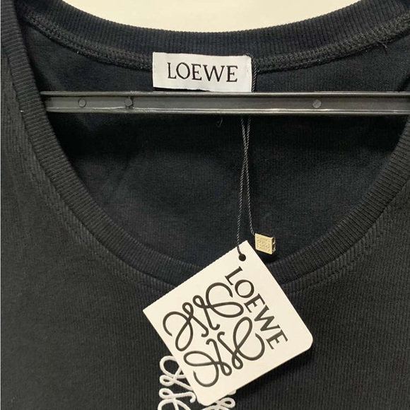 Loewe Dark Crop Top with Light Emblem - Picture 4 of 6